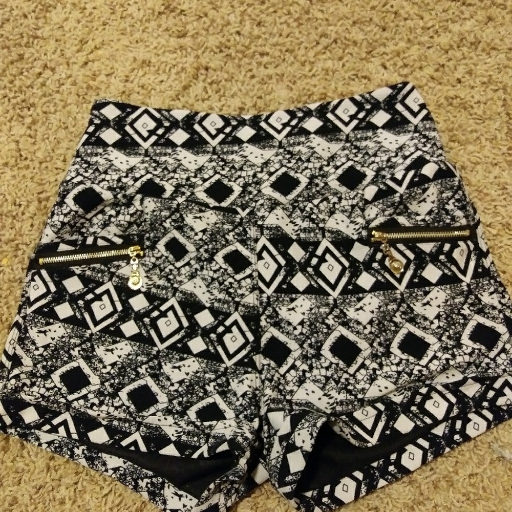 High waisted shorts